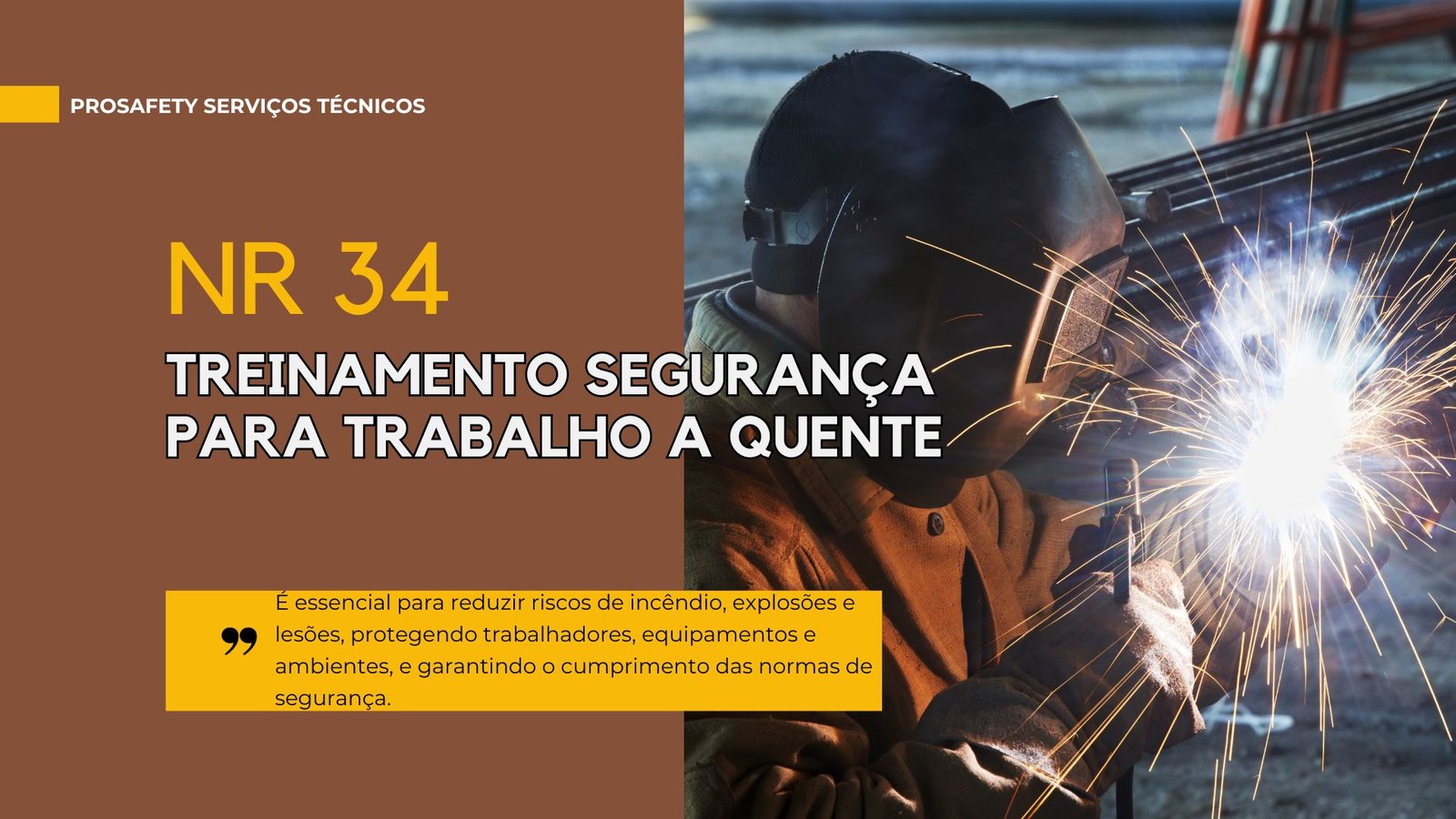 Curso NR 34 – Trabalho a Quente